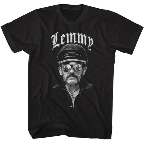 Lemmy Glasses And Cap Adult Short-Sleeve T-Shirt
