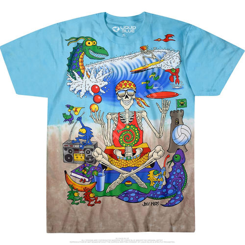Light Fantasy Mars Beach Joey Mars Tie-Dye T-Shirt