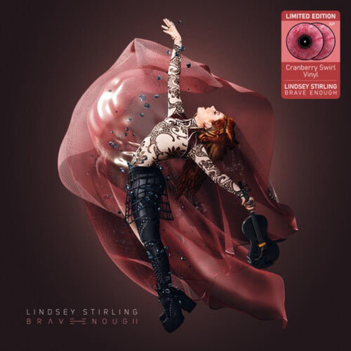 Lindsey Stirling - Brave Enough - Cranberry Swirl - Vinyl LP