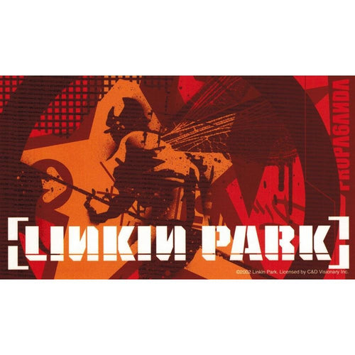 Linkin Park Orange Soldier Collage Sticker