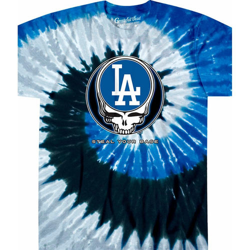 Los Angeles Dodgers Steal Your Base Tie-Dye T-Shirt