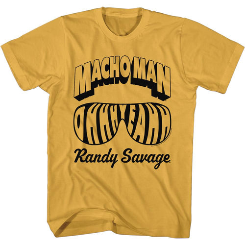 Macho Man Special Order Name & Glasses Adult Short-Sleeve T-Shirt