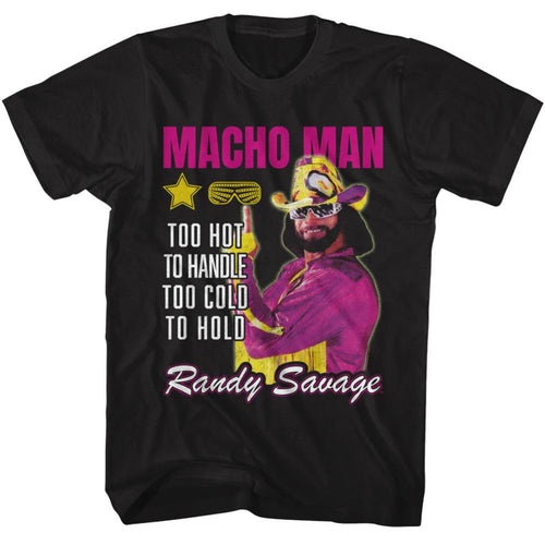 Macho Man Too Hot To Handle Adult Short-Sleeve T-Shirt