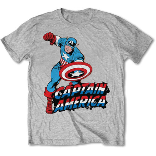 Marvel Comics Simple Captain America Unisex T-Shirt