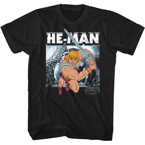 Masters Of The Universe Special Order MOTU He Man Charging Adult Short-Sleeve T-Shirt
