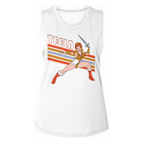 Masters Of The Universe Special Order Teela Ladies Muscle Tank