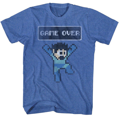 Mega Man Game Over Adult Short-Sleeve T-Shirt