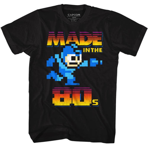 Mega Man Madeinthe80S Adult Short-Sleeve T-Shirt