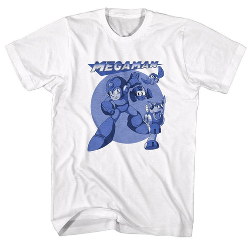 Mega Man Special Order Megablues Adult S/S T-Shirt
