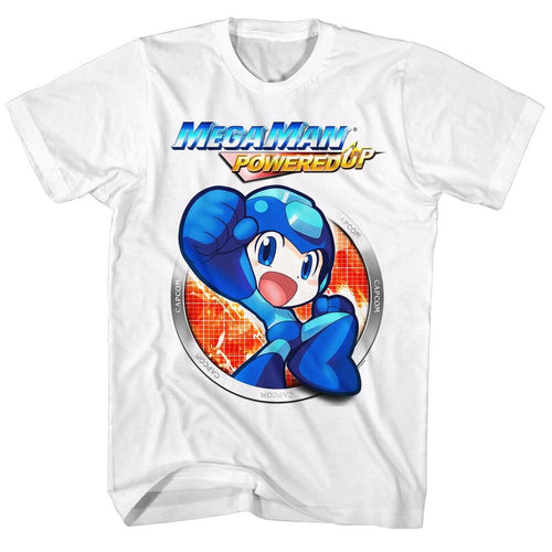 Mega Man Powered Up Adult Short-Sleeve T-Shirt