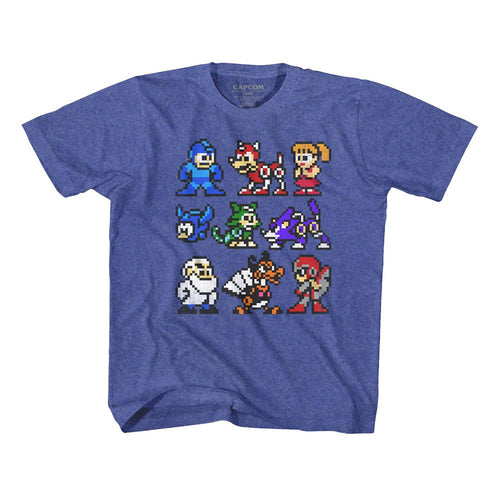 Mega Man The Cast Youth Short-Sleeve T-Shirt