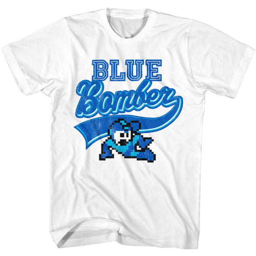 Mega Man Special Order Megaman Blue Bomber Adult Short-Sleeve T-Shirt