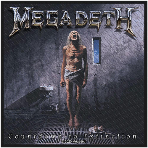 Megadeth Countdown To Extinction Standard Woven Patch