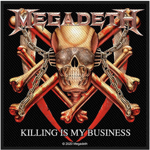 Megadeth Killing Is My Business Standard Woven Patch