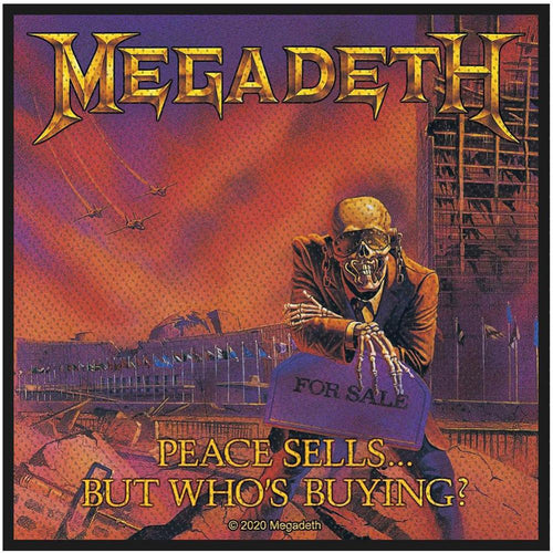 Megadeth Peace Sells Standard Woven Patch