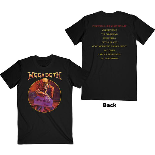 Megadeth Peace Sells… Track list Unisex T-Shirt - Special Order