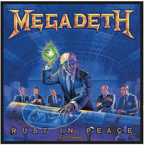 Megadeth Rust In Peace Standard Woven Patch