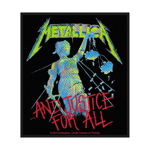 Metallica And Justice for All Standard Woven Patch