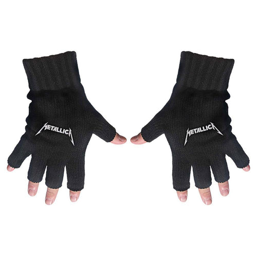 Metallica Logo Unisex Fingerless Gloves