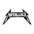 Metallica Shaped Logo Standard Woven Patch