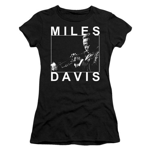 Miles Davis Monochrome Junior's 30/1 Cotton Cap-Sleeve T
