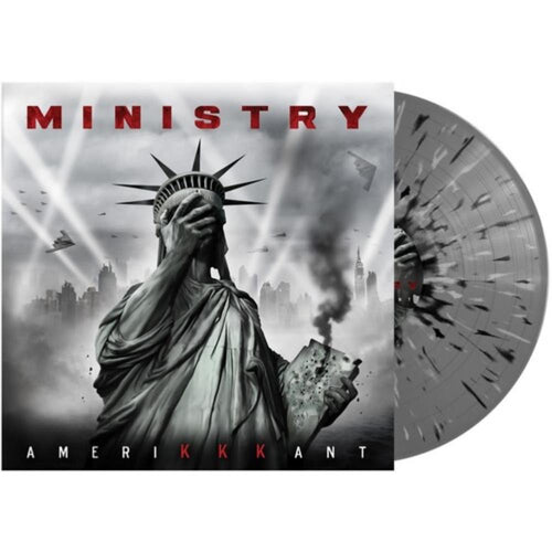 Ministry - Amerikkkant - Grey W/ Black & White Splatter - Vinyl LP