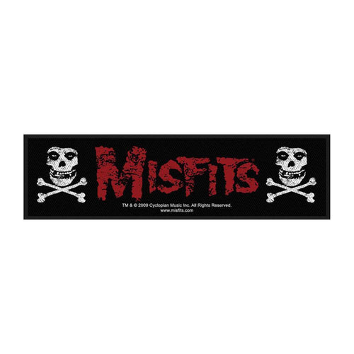 Misfits Cross Bones Super Strip Patch