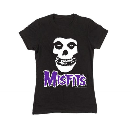 Misfits Fiend Skull Purple Women's T-Shirt