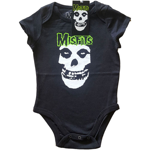 Misfits Skull & Logo Kids Baby Grow