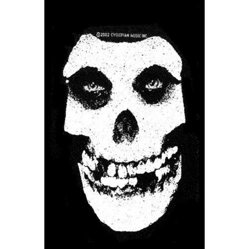 Misfits White Skull Standard Woven Patch