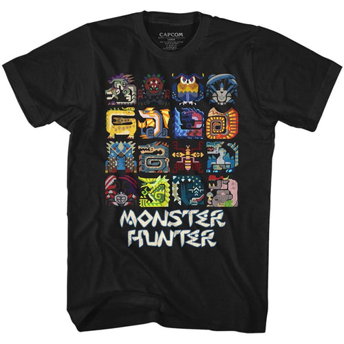 Monster Hunter Symbols Adult Short-Sleeve T-Shirt
