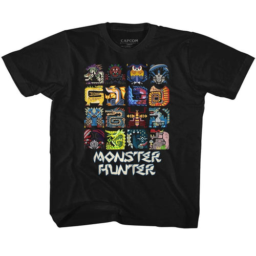 Monster Hunter Symbols Youth Short-Sleeve T-Shirt