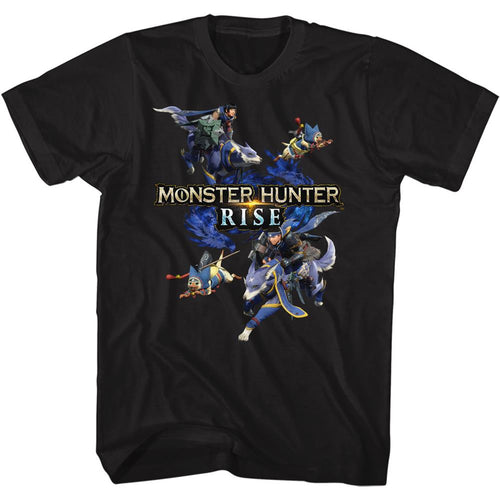 Monster Hunter Special Order Palling Around Adult Short-Sleeve T-Shirt