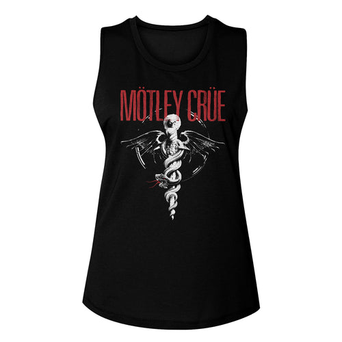 Motley Crue Special Order Dr Feel Good Ladies Muscle Tank