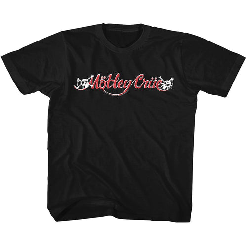 Motley Crue Toddler Red & White Logo T-Shirt