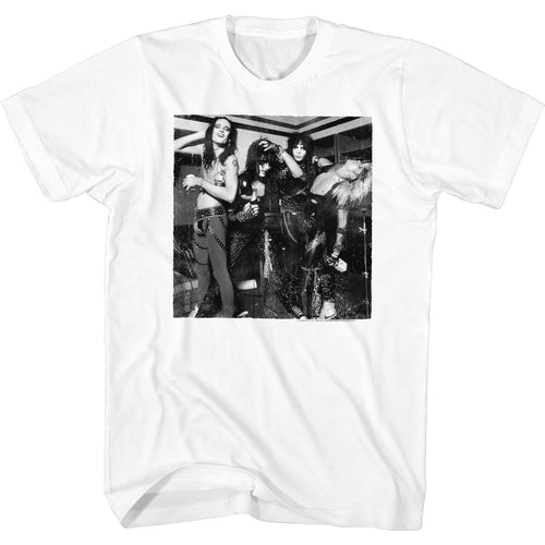 Motley Crue Special Order B&W Band Pic Adult Short-Sleeve T-Shirt
