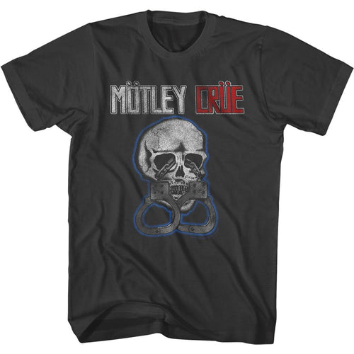 Motley Crue Special Order Skull & Cuffs Adult Short-Sleeve T-Shirt