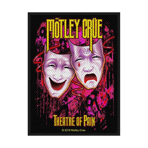 Motley Crue Theatre of Pain Standard Woven Patch