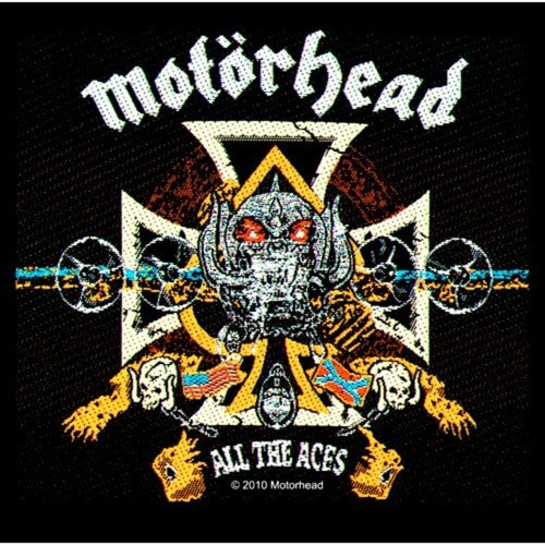 Motorhead All The Aces Woven Sew-on Patch