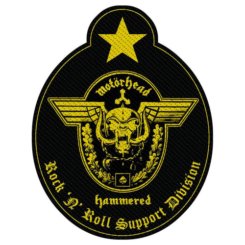 Motorhead Support Division Cut-Out Standard Woven Patch