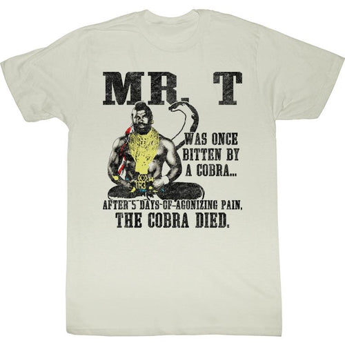 Mr. T Special Order Cobra Died Adult S/S T-Shirt