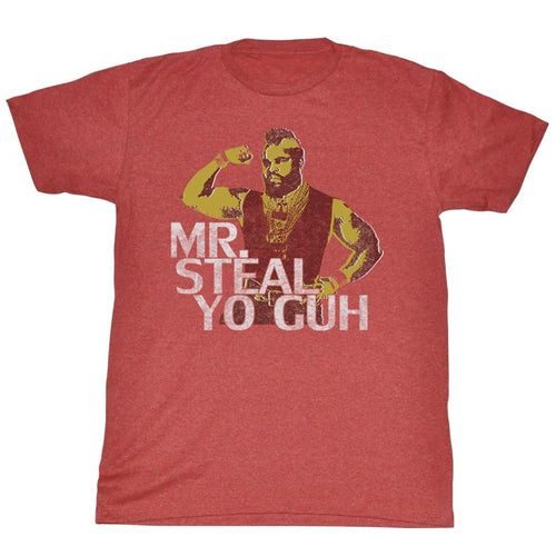 Mr. T Special Order Mr. Steal Yo Guh Adult S/S T-Shirt