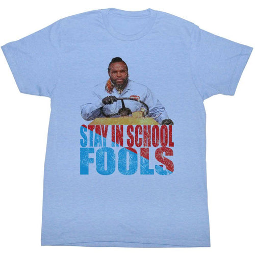 Mr. T Special Order Stay In School Adult S/S T-Shirt
