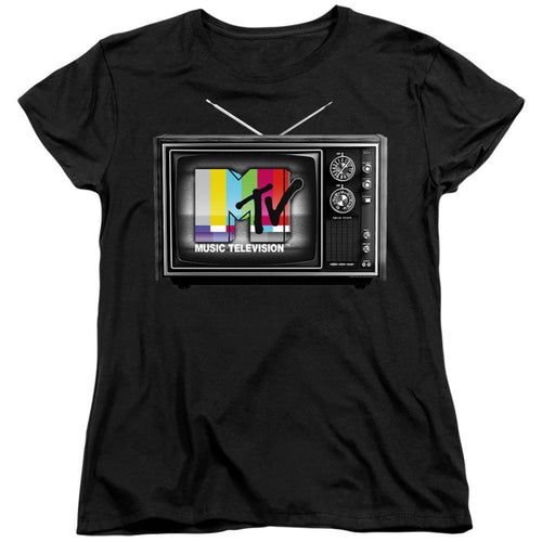 MTV MTV TV Women's 18/1 Cotton Short-Sleeve T-Shirt