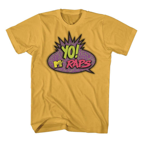 MTV Special Order Bright Yo MTV Raps Adult Short-Sleeve T-Shirt