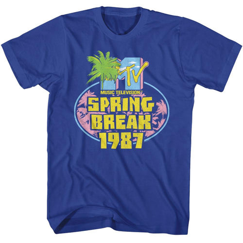 MTV Spring Break 87 Adult Short-Sleeve T-Shirt