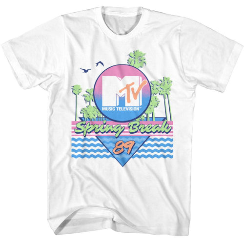 MTV Spring Break 89 Adult Short-Sleeve T-Shirt