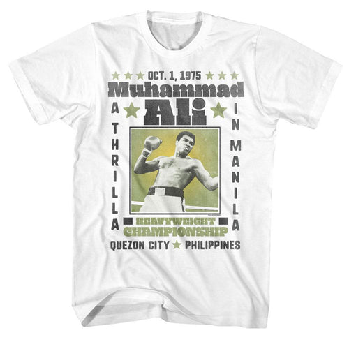 Muhammad Ali Special Order A Thrilla Adult S/S T-Shirt