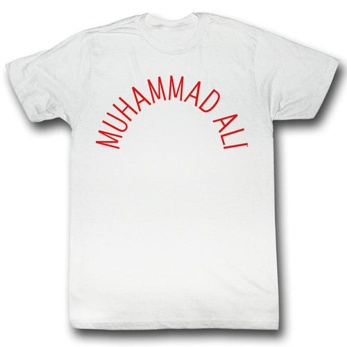 Muhammad Ali Special Order Arch Text Adult S/S T-Shirt