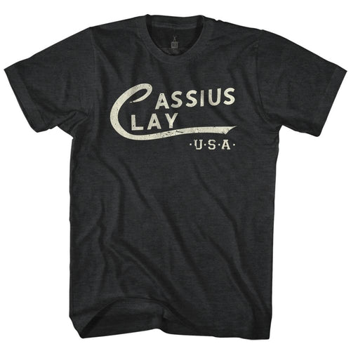 Muhammad Ali Special Order Cassius Clay Logo Adult S/S T-Shirt